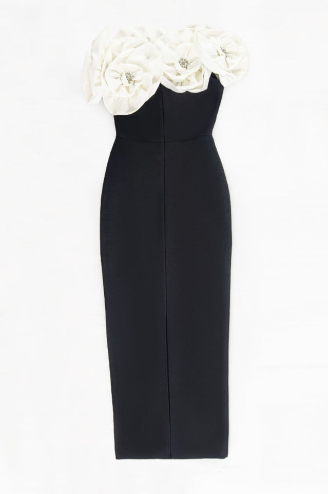 Solene Flower Bandage Dress