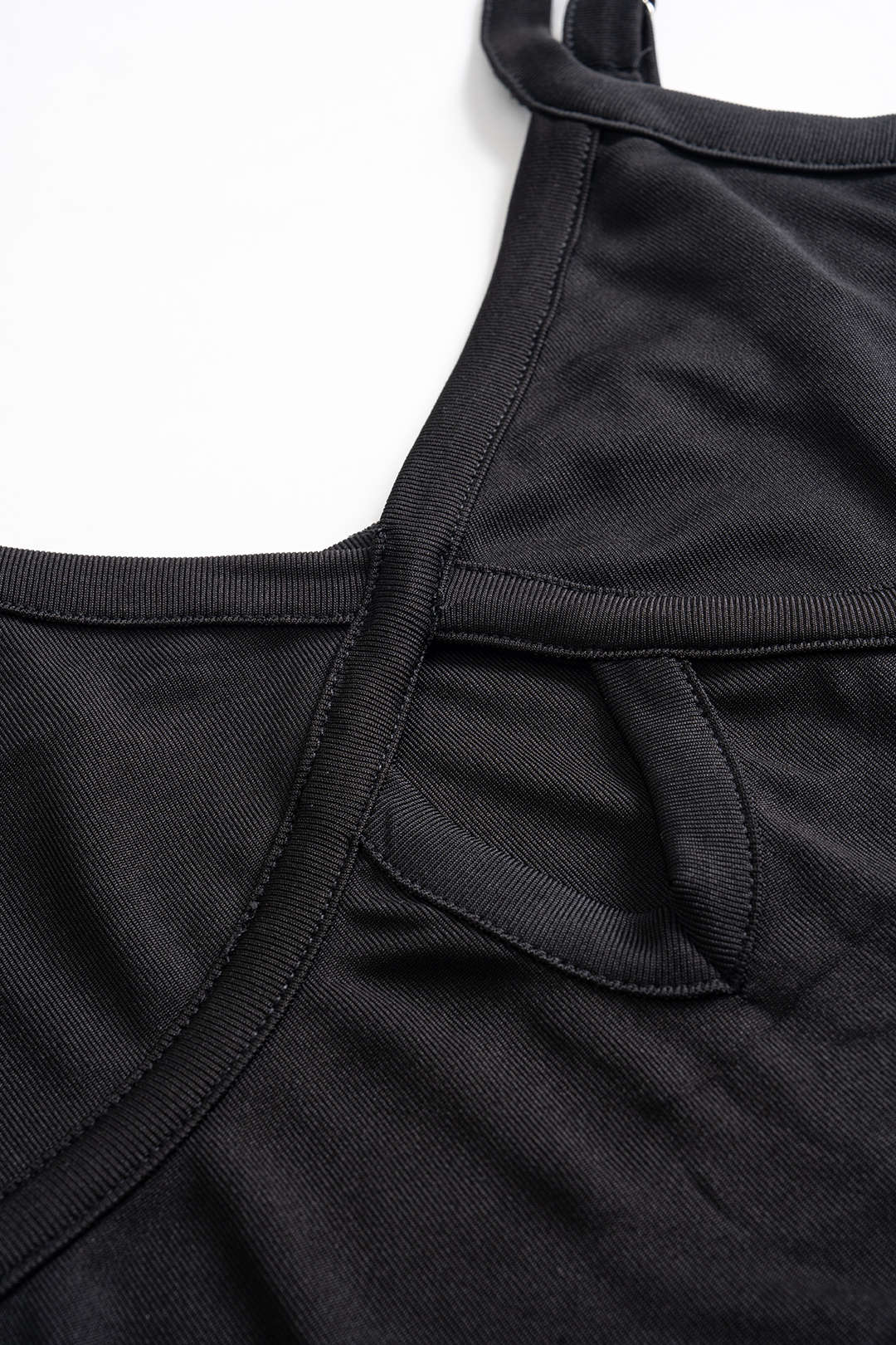 Cut Out V-Neck Patchwork Sleeveless Slip Maxi Dress