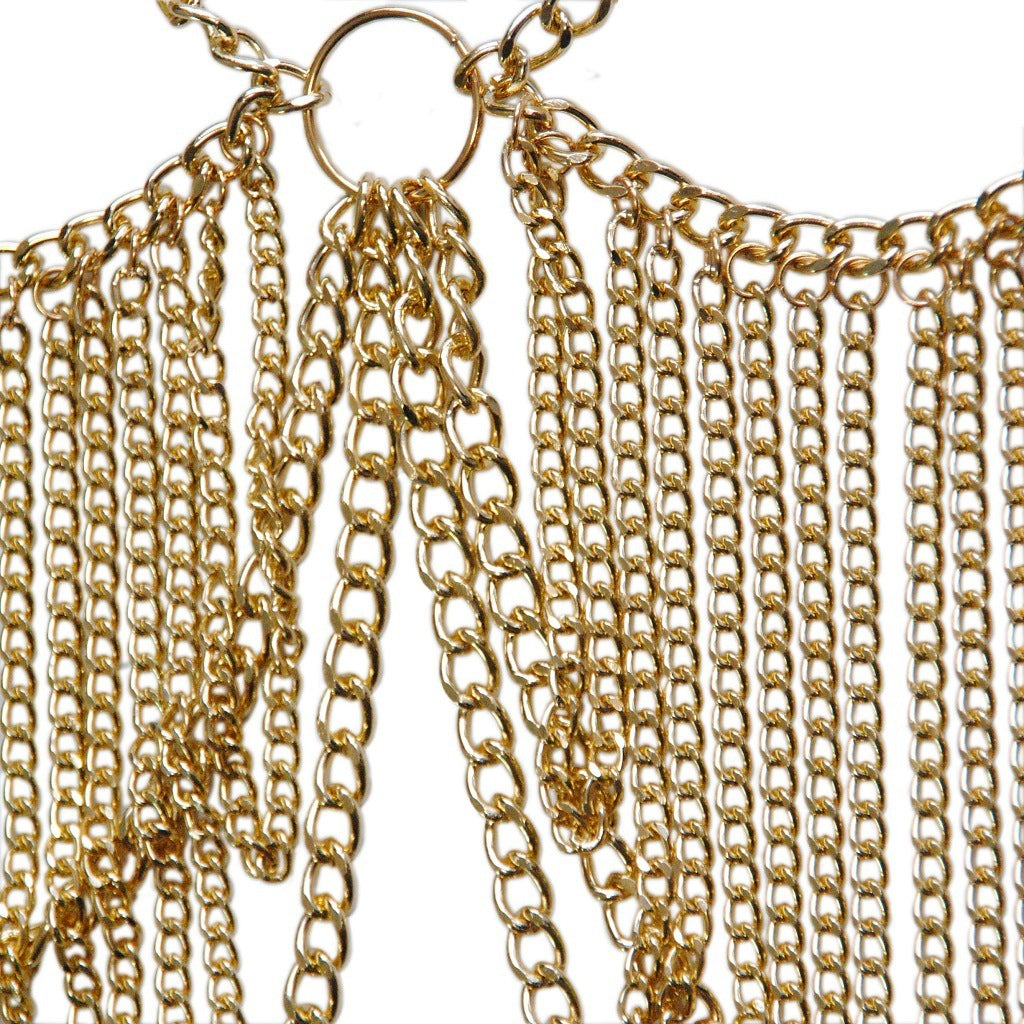 Dazzling Conjoined Body Chain Necklace