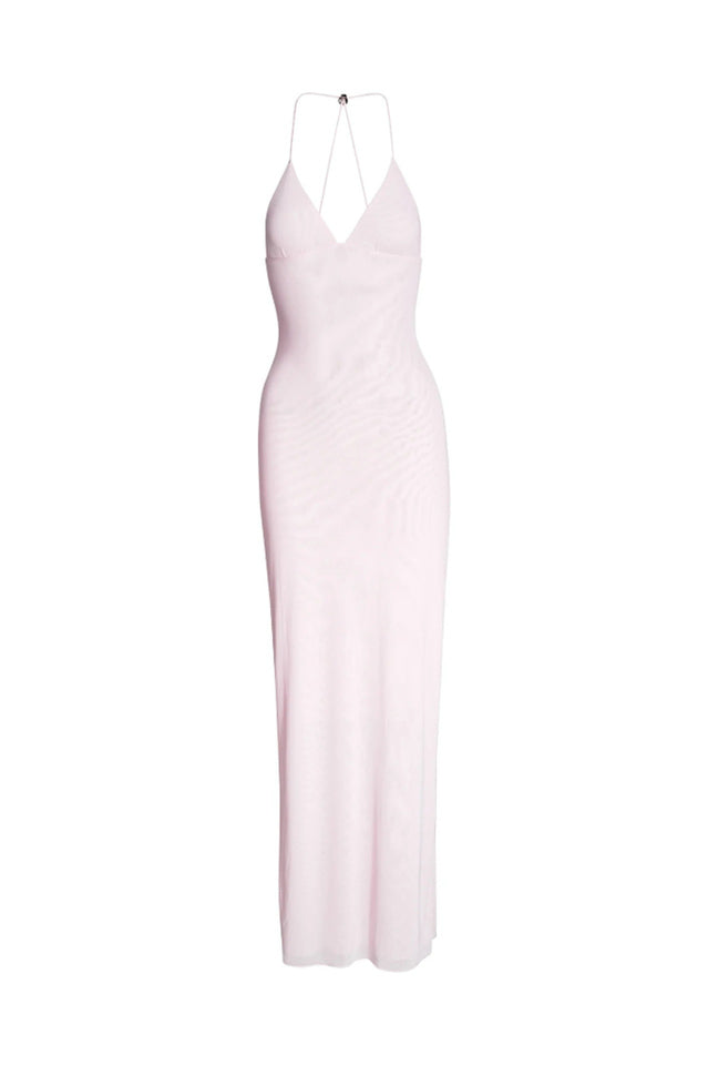 Butterfly Backless Midi Dress