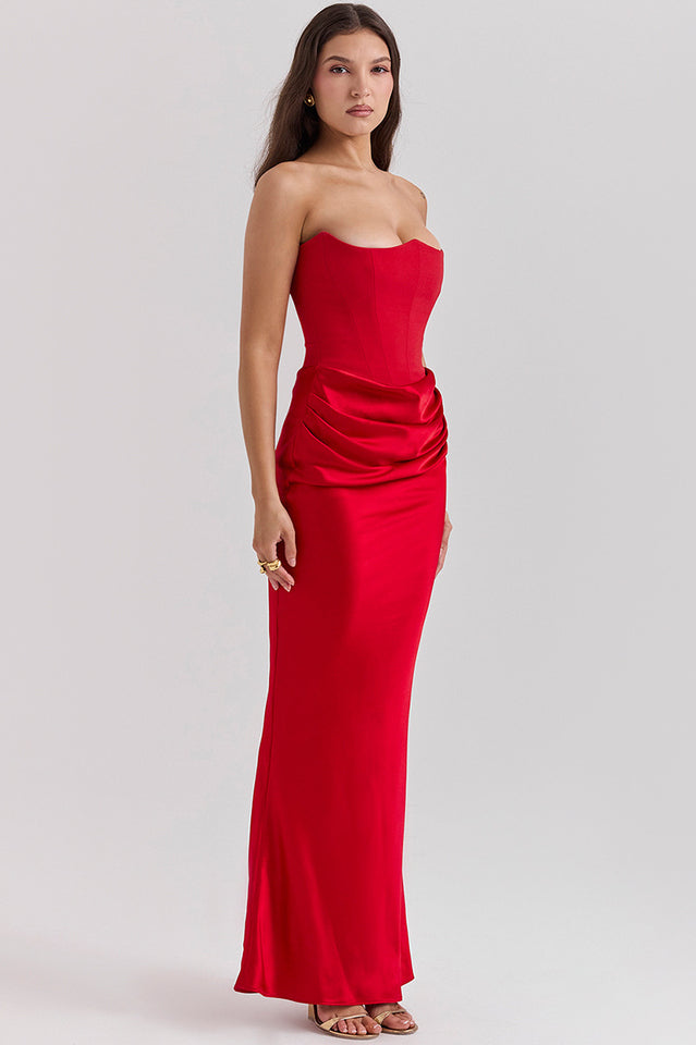 Persephone Off Shoulder Bustier Dress
