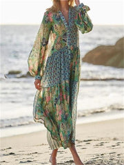 Bohemian Long Dress Beach Skirt