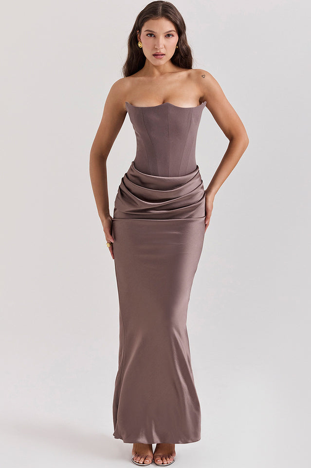 Persephone Off Shoulder Bustier Dress