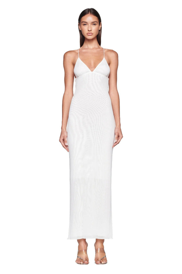 Butterfly Backless Midi Dress
