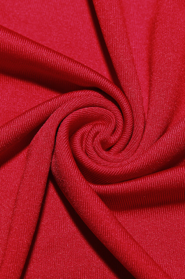 Lavele Red Bow Maxi Dress