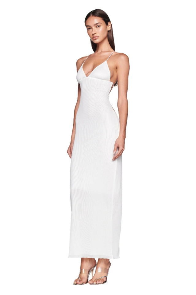 Butterfly Backless Midi Dress