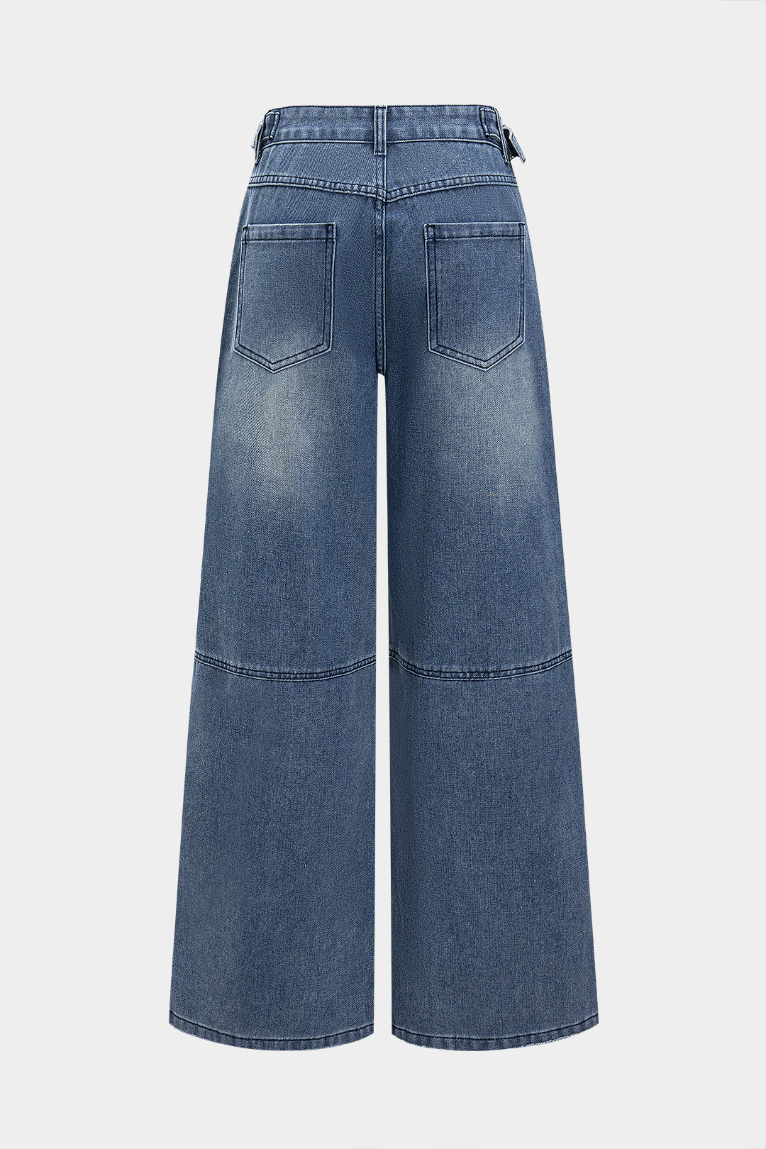Denim Straight Leg Jeans