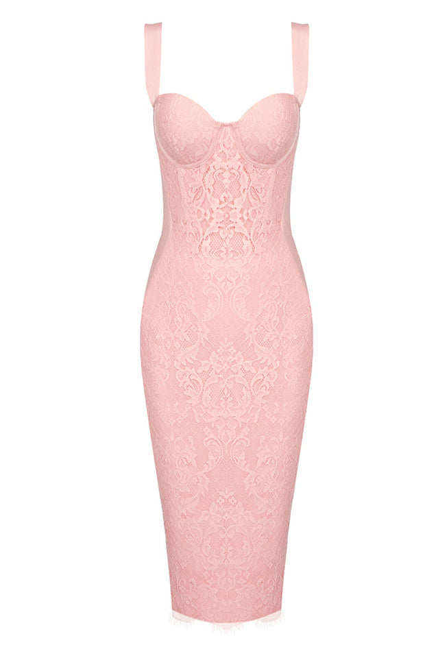 Poem Sling Dress With Lace