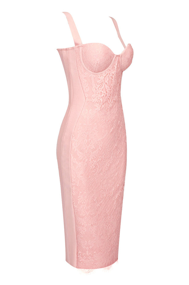 Poem Sling Dress With Lace