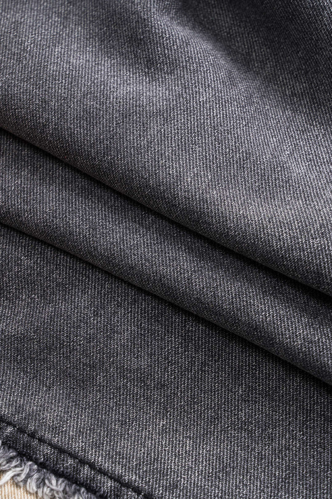 Denim Patchwork Ripped Button Pocket Jeans