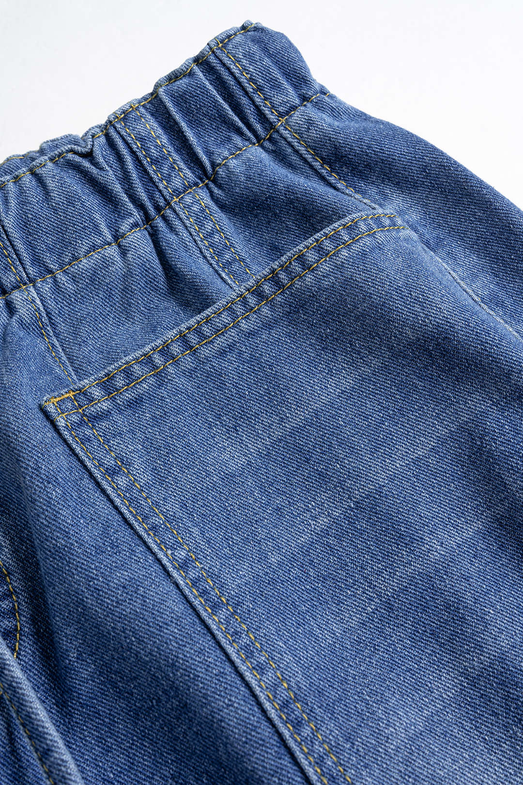 Denim Drawstring Jeans