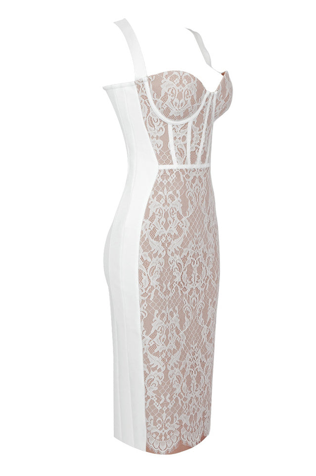 Poem Sling Dress With Lace