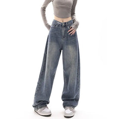 90s Washed High Waist Boyfriend Jeans