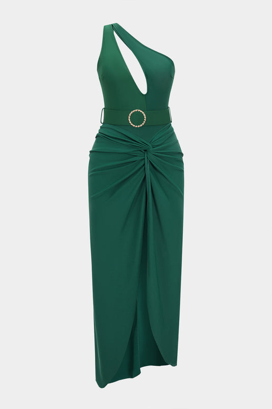 Cut Out Belted Bikini Set