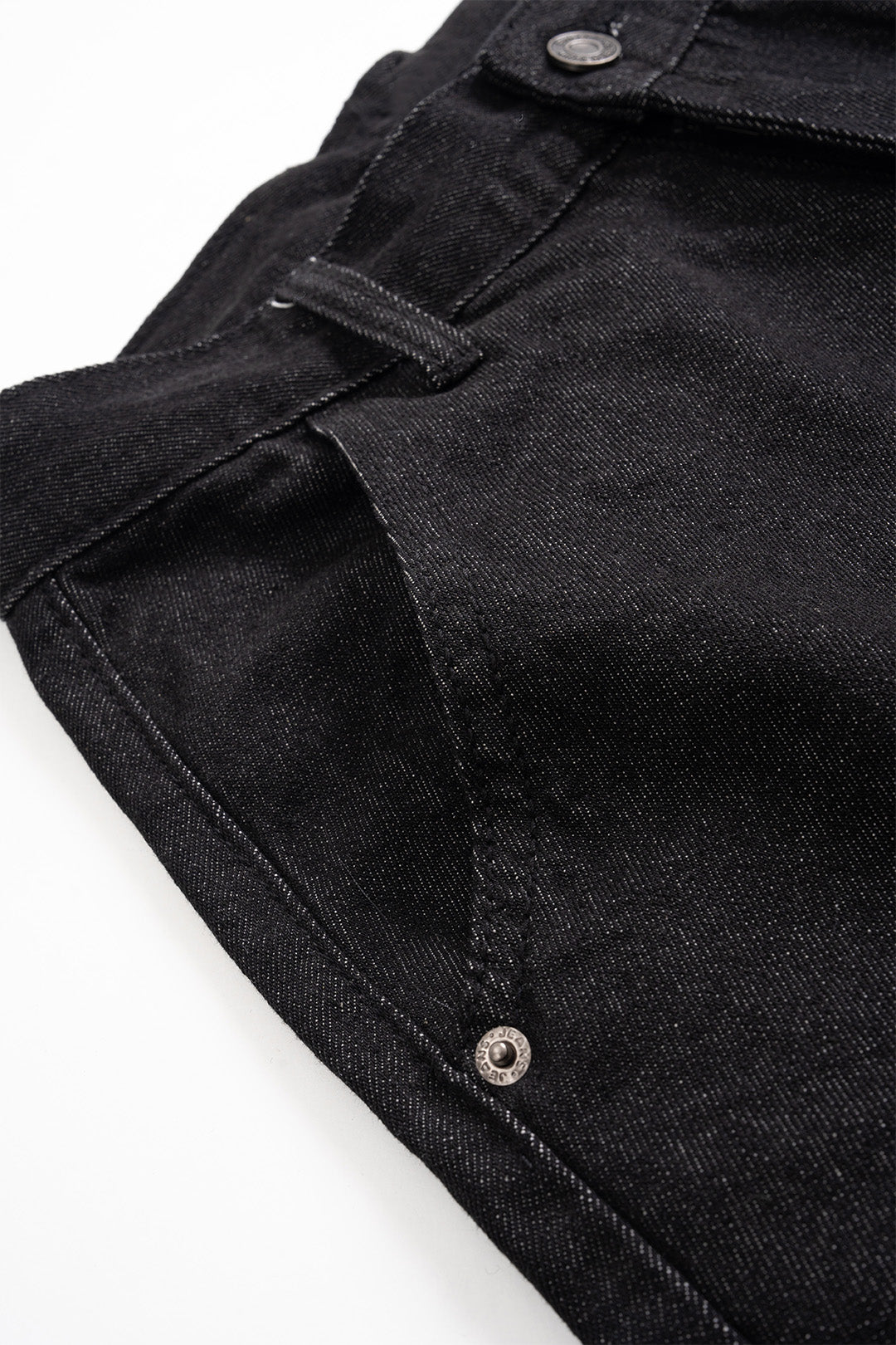 Denim Embroidery Wide Leg Barrel Jeans