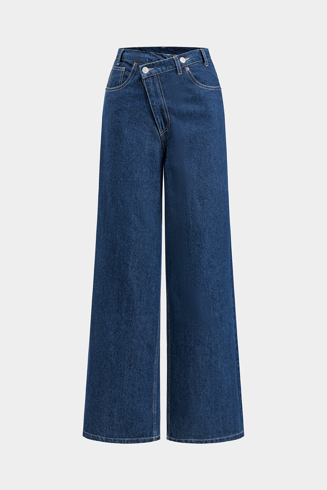 Denim Asymmetrical Jeans
