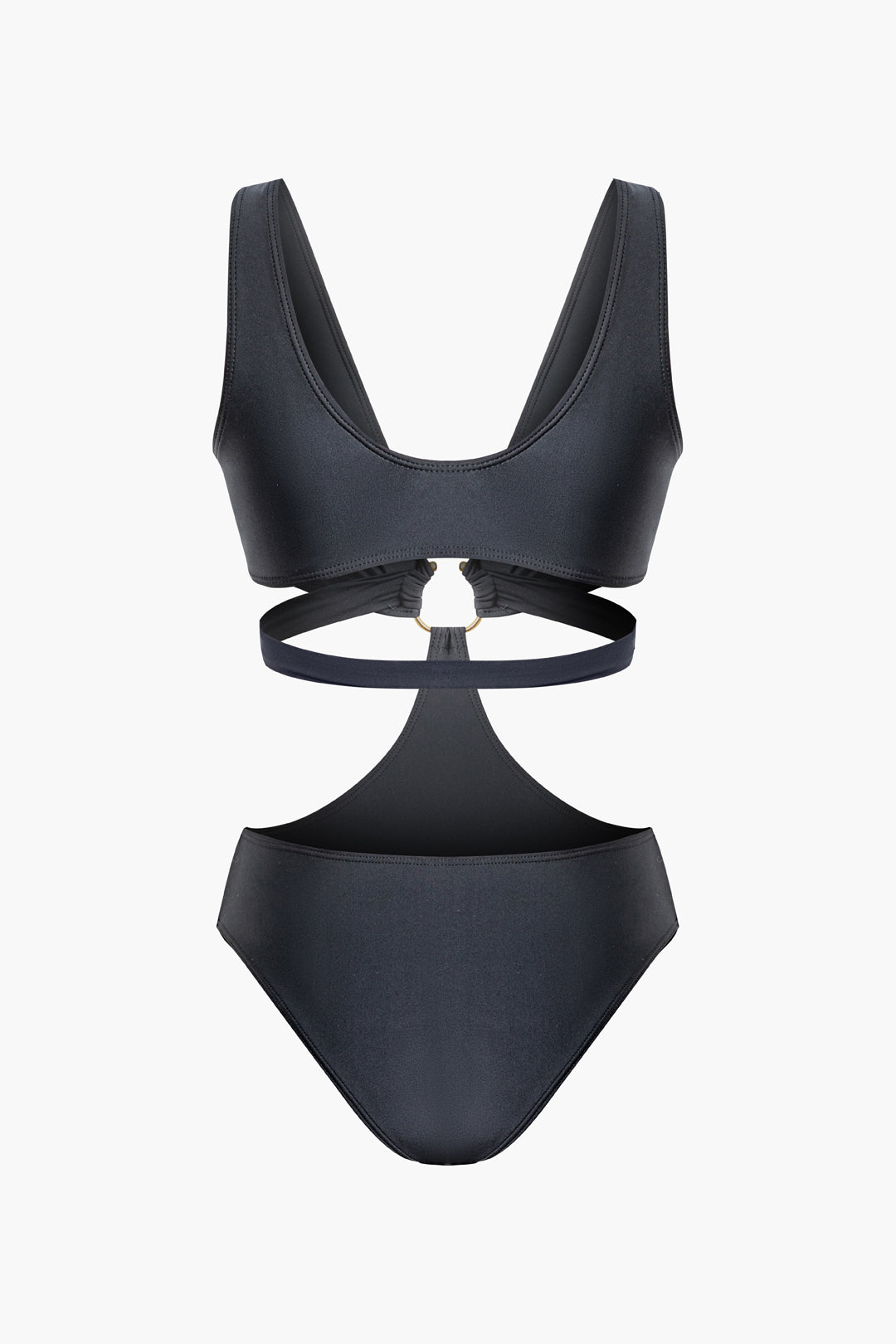 Cut Out V-neck One-Piece Swimsuit