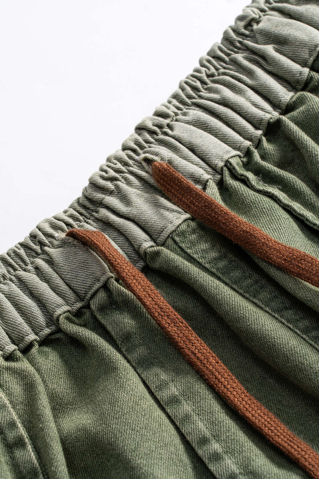 Denim Faded Wide Leg Barrel Jeans