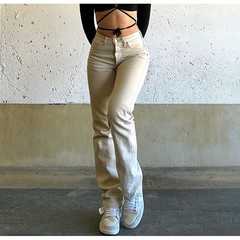 90s Vintage Straight Boyfriend Jeans