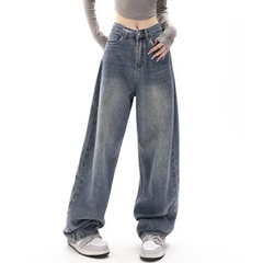 90s Washed High Waist Boyfriend Jeans