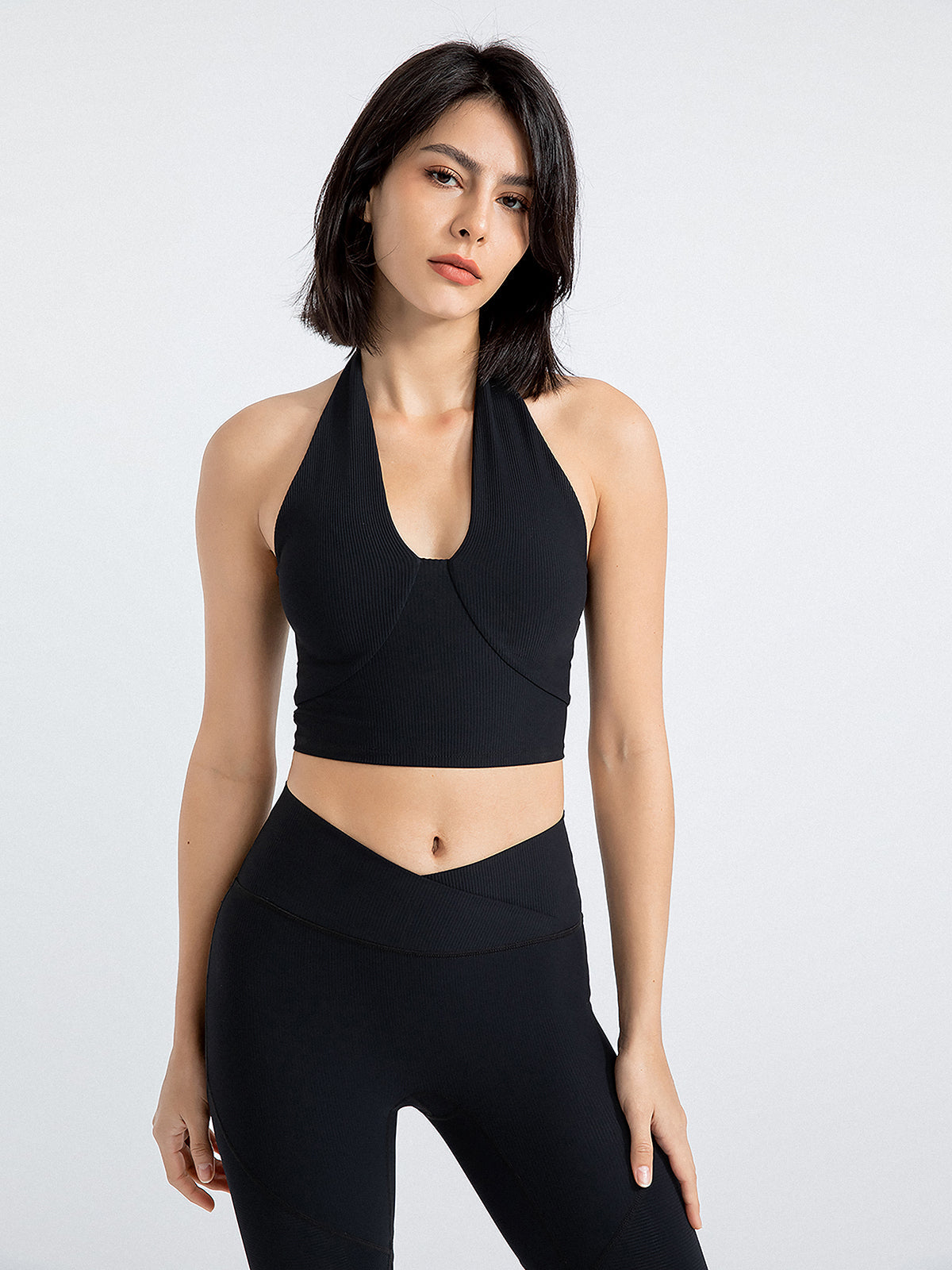 Halter Cropped Tank Top