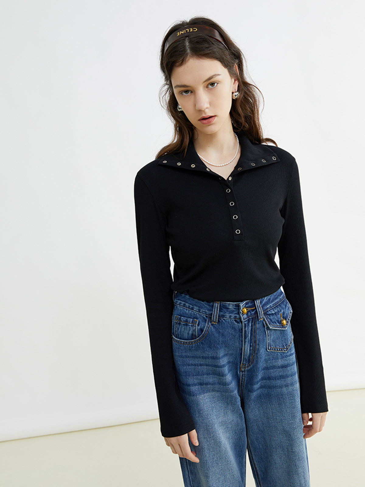 Button Up Collared Shirt