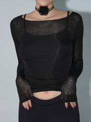 See Through Cover Up Shirt