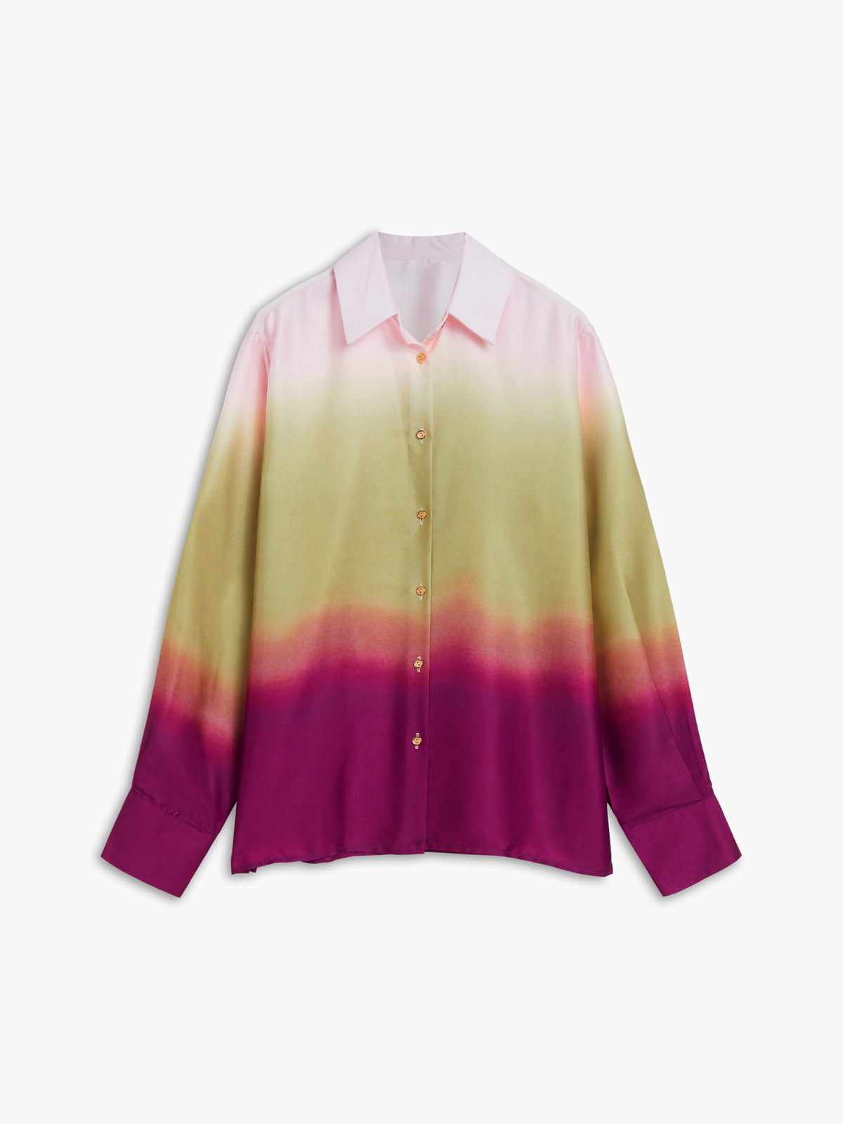 Tie Dye Satin Shirt