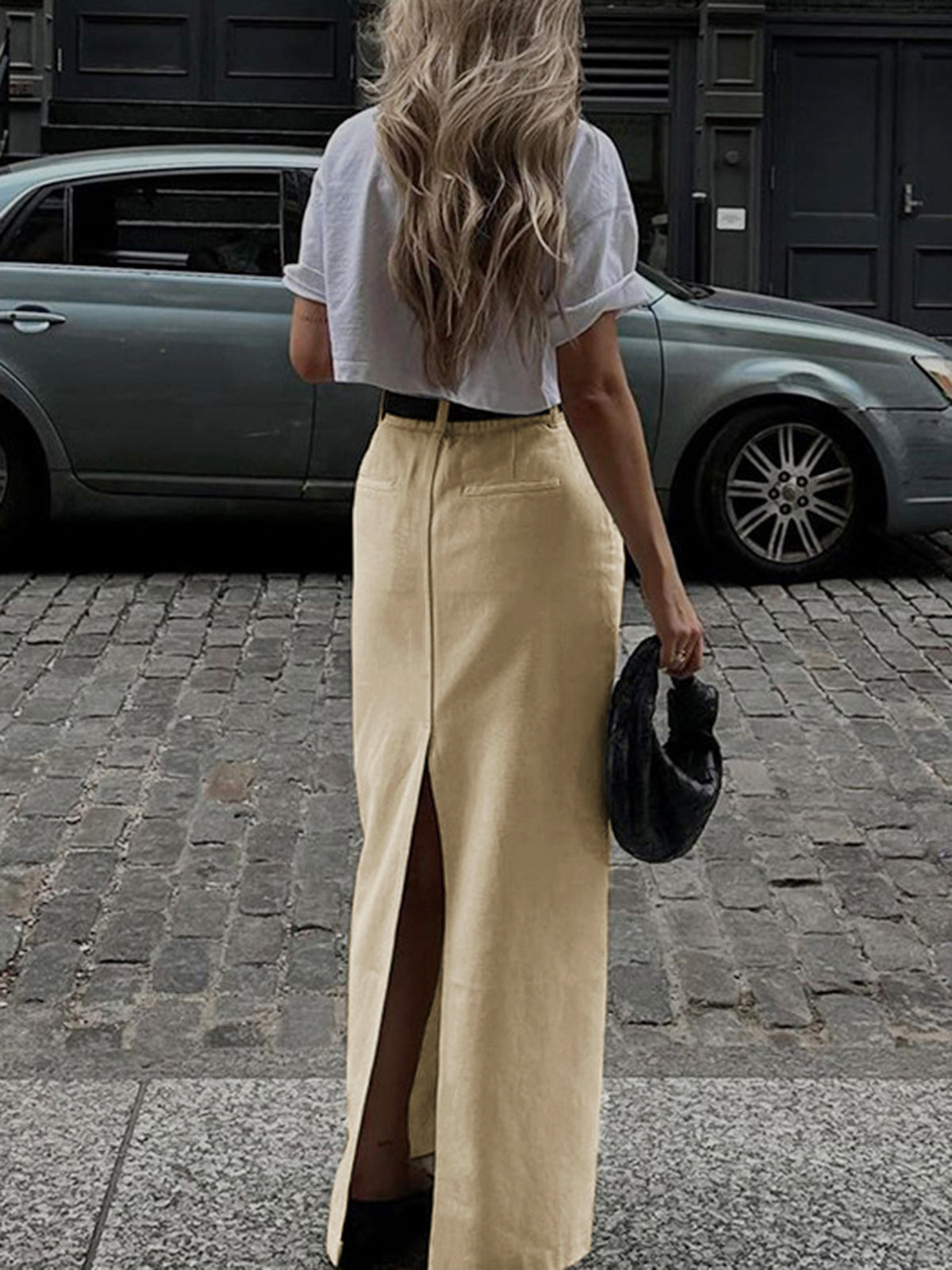 Parisian Slit Maxi Skirt