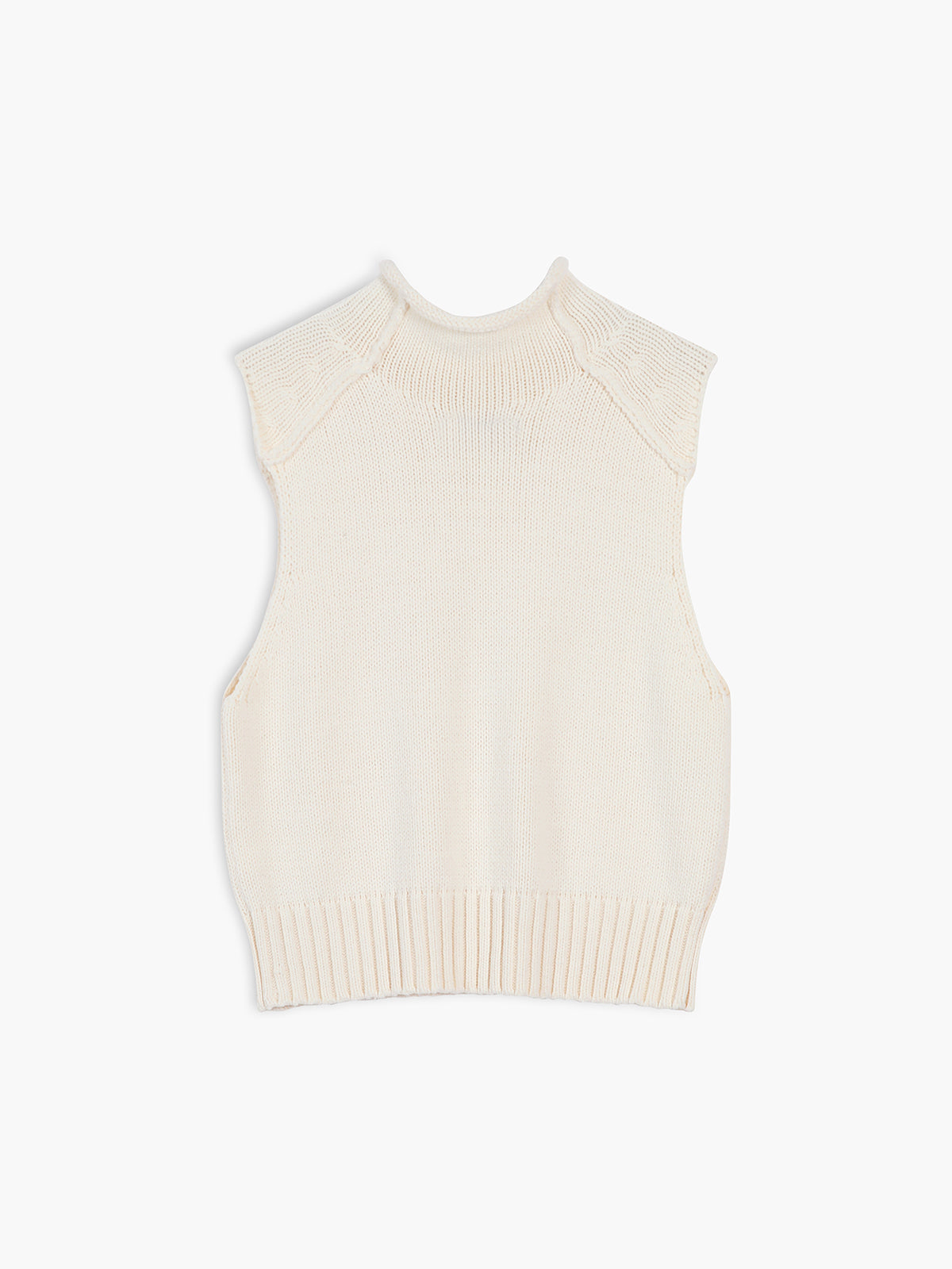 Love At First Sight Mock Neck Sweater Vest