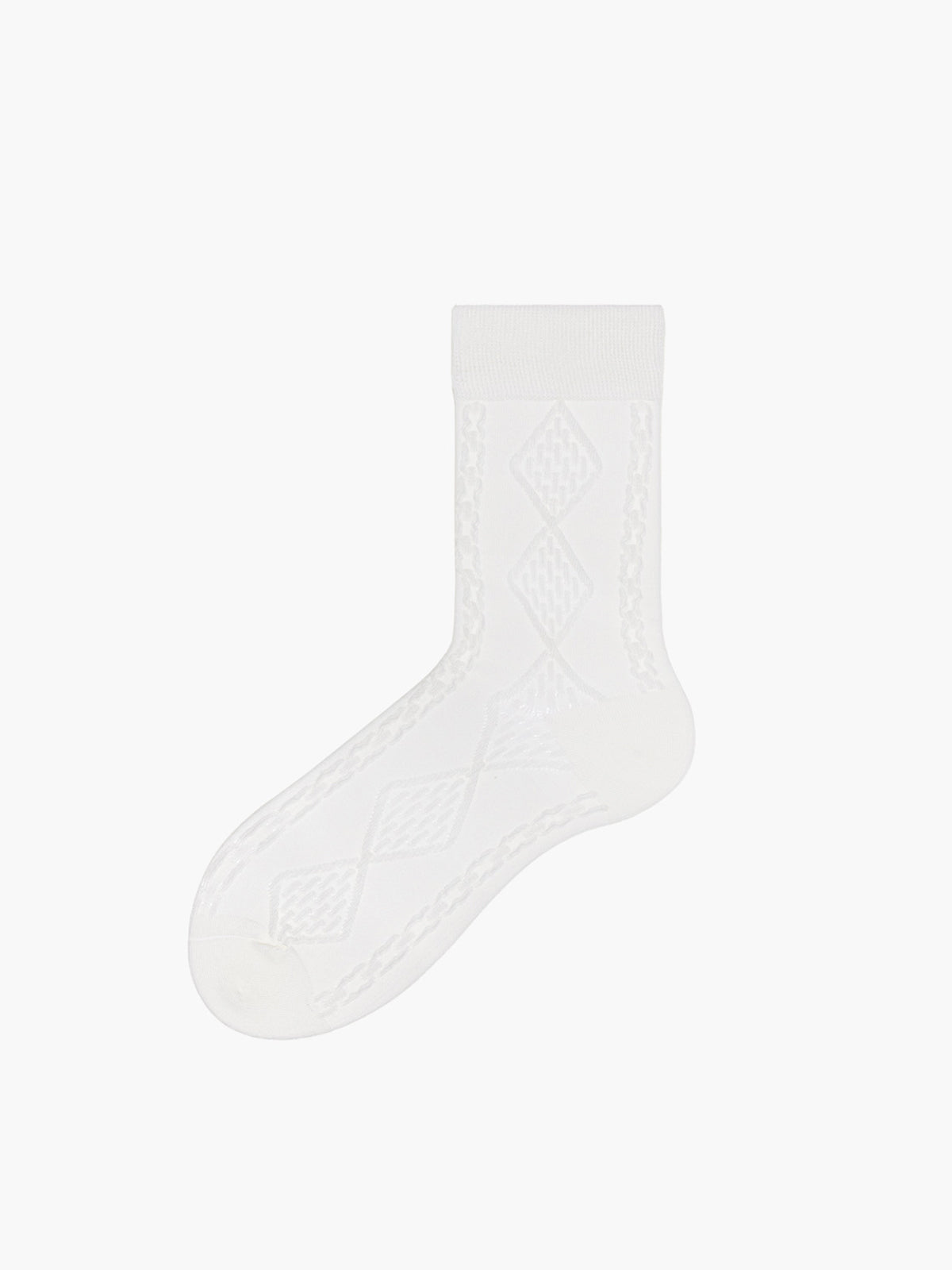 Diamonds Eyelet Socks