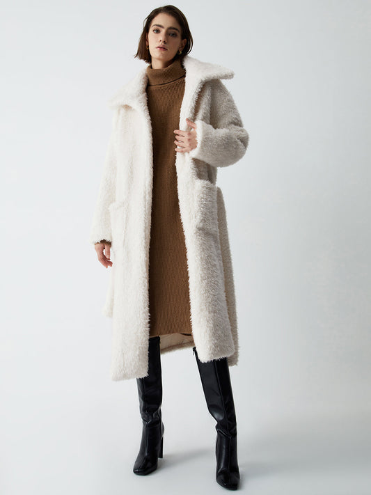 Warm Embrace Furry Trench Coat