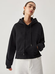 Pocket Side Zip Detail Hoodie