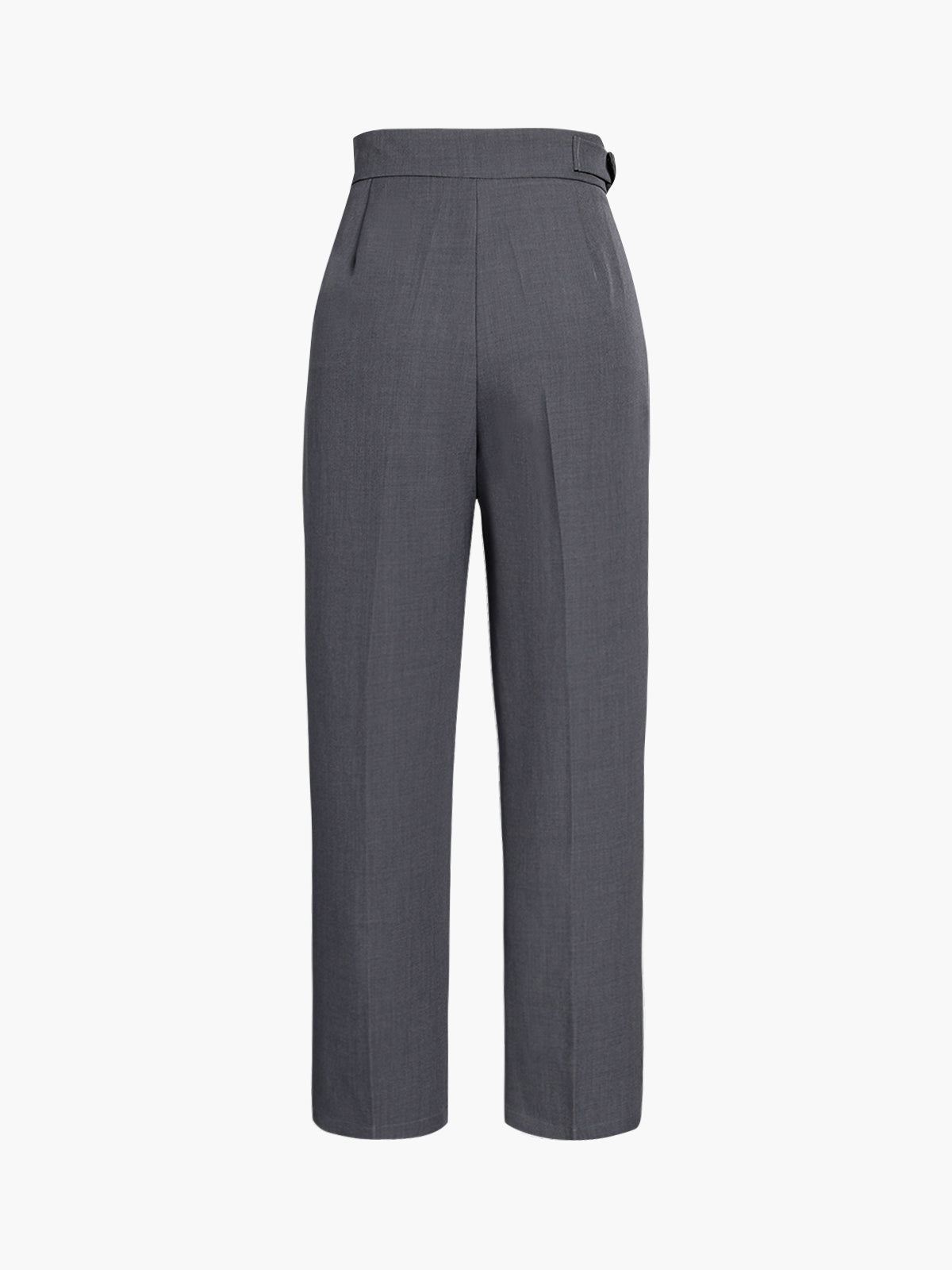 Belted Straight Leg Dress Pants