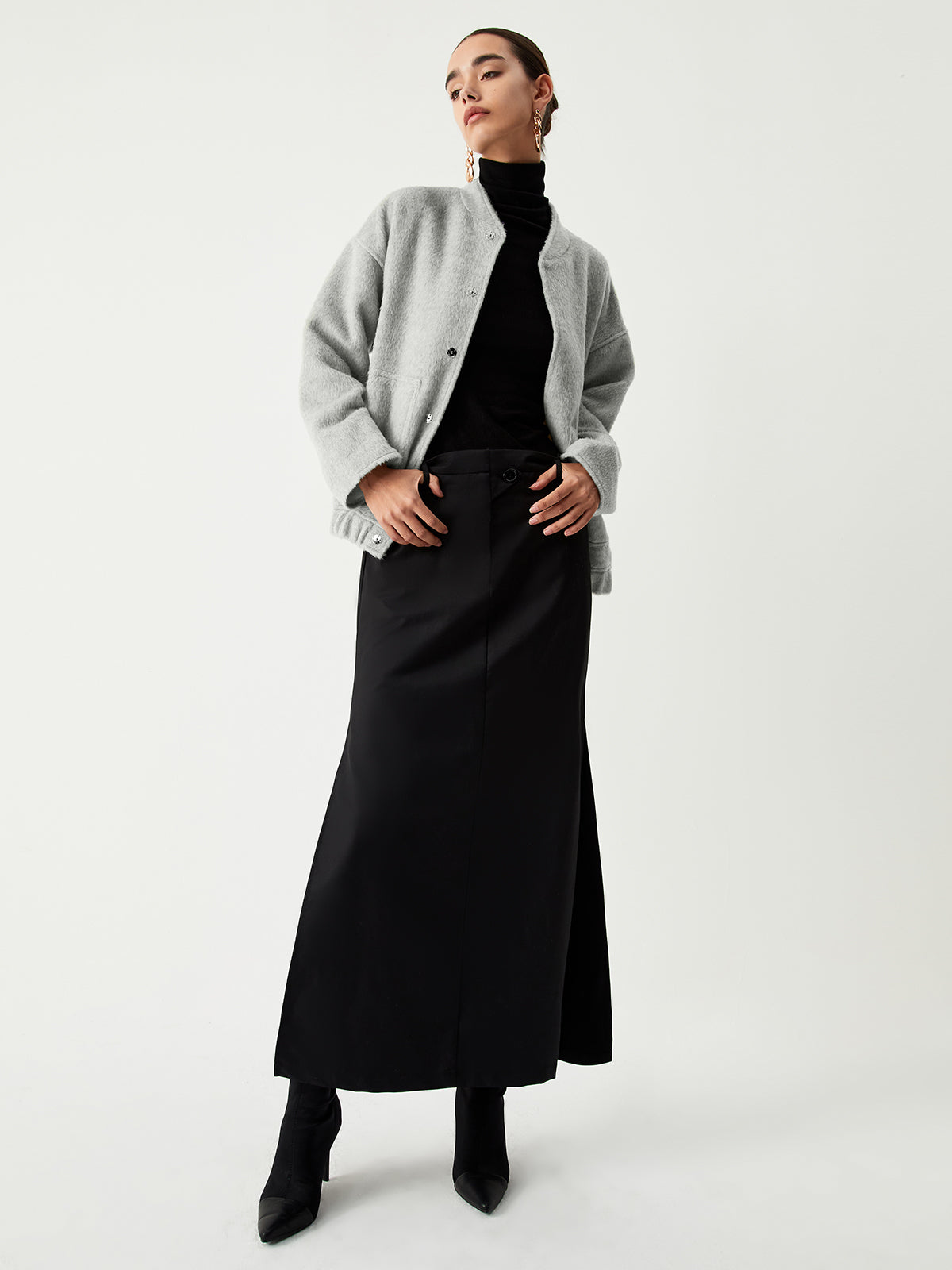 Double Pockets Woven Jacket