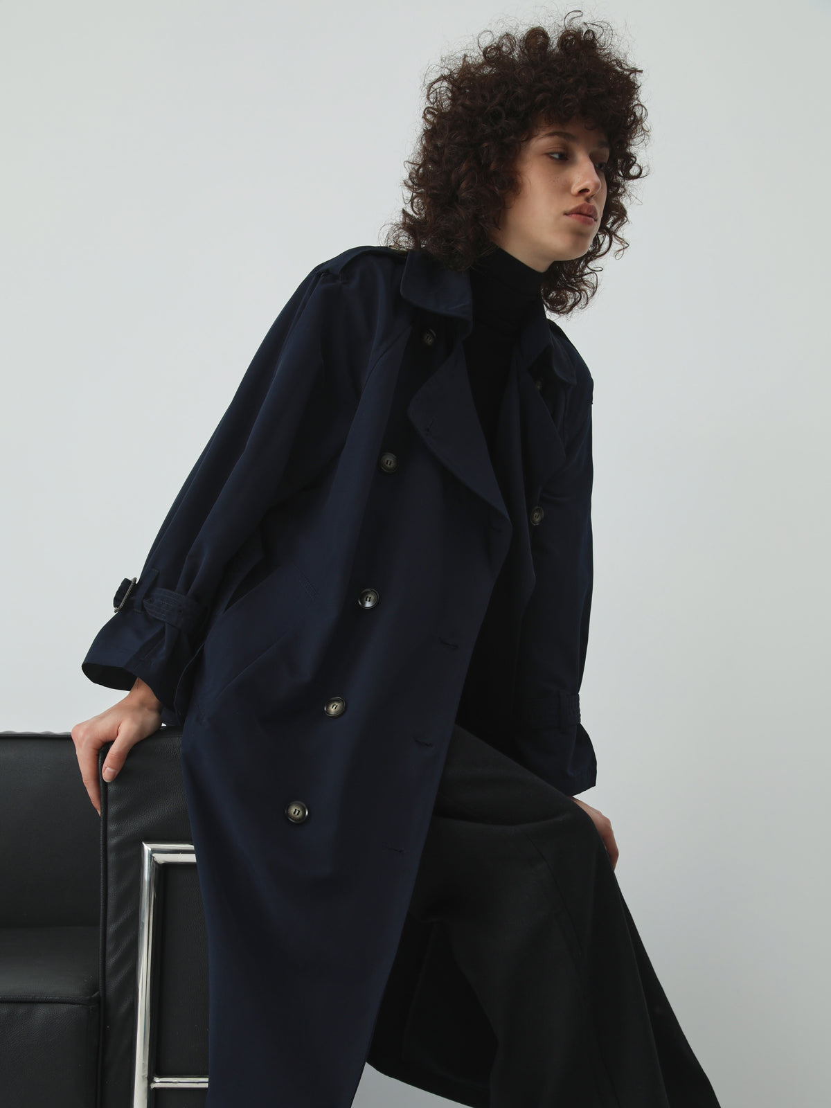 Double Breasted Trench Coat