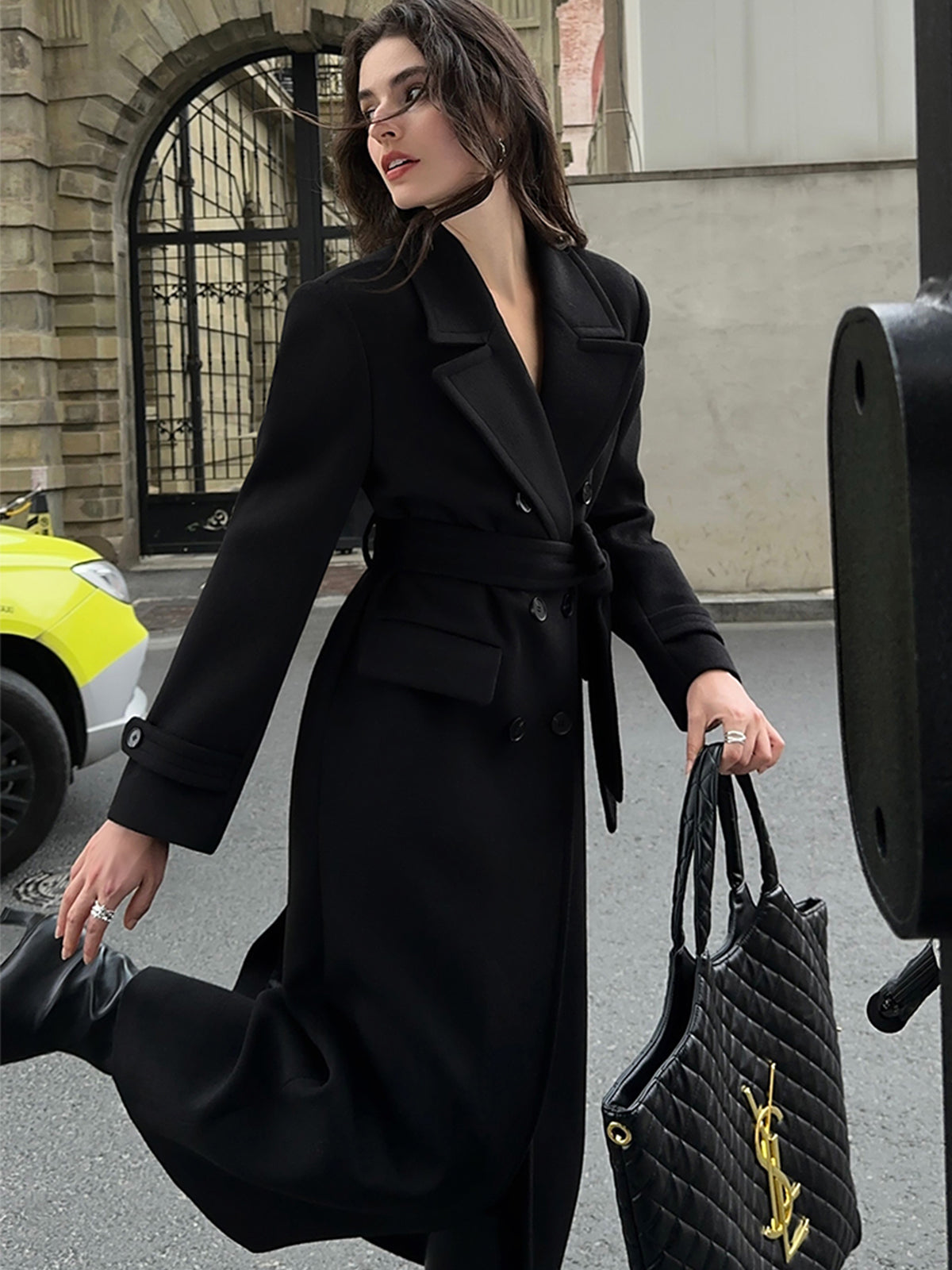 Tweed Wool Coat