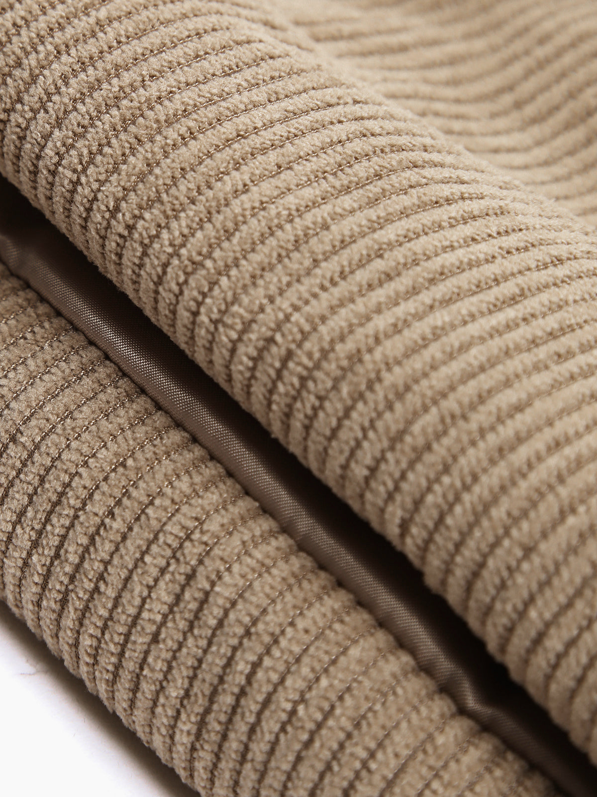 Stand Collar Corduroy Crop Vest