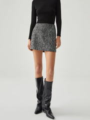 Tweed Mini Skirt