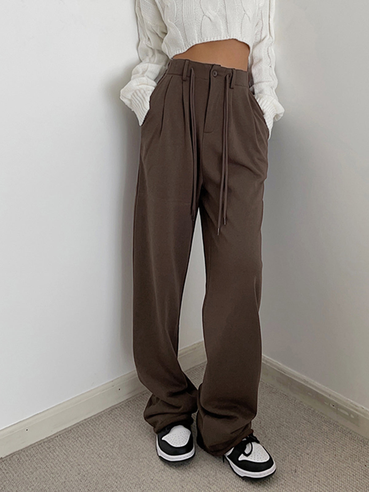 Drawstring Pocket Sweatpants