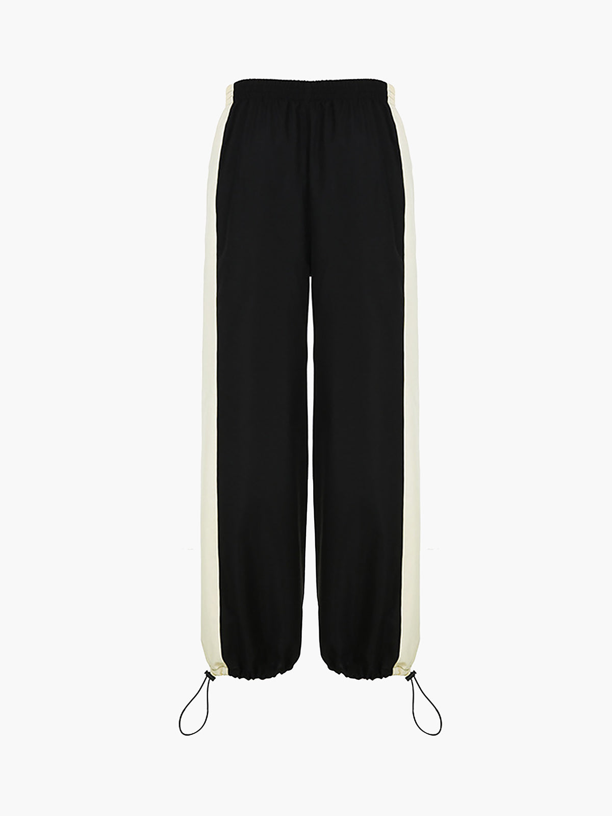 Color Contrast Adjustable Hem Pants