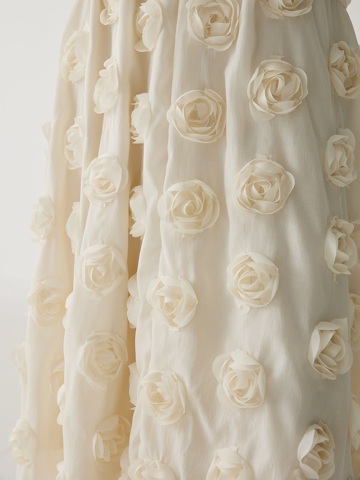 Floral A-Line Midi Skirt