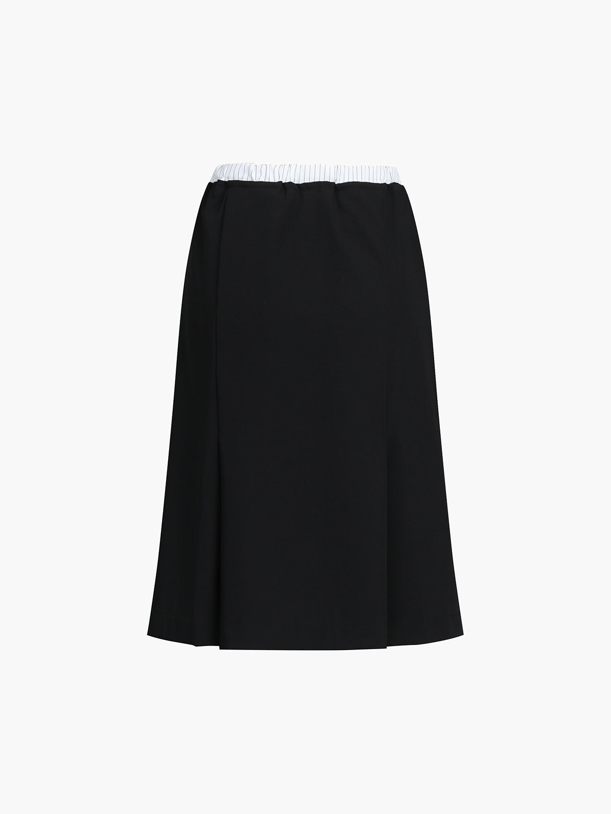 Cotton-blend Jersey Skirt