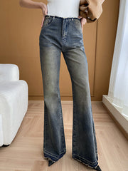 Vintage Denim Flare Jeans