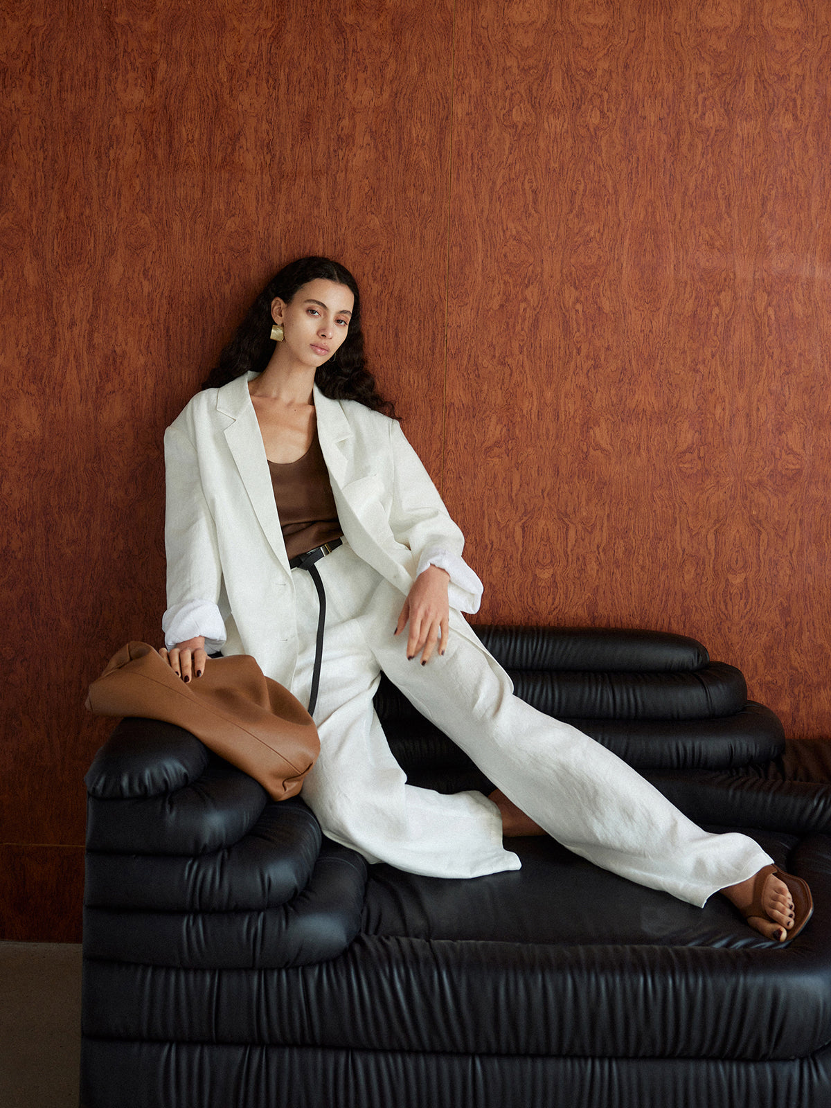 Cotton & Linen Oversized Blazer