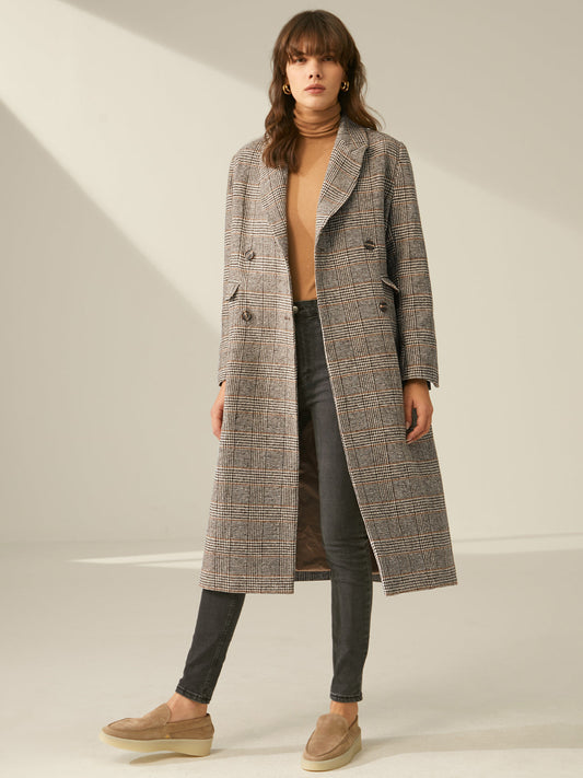 Valor Plaid Overcoat