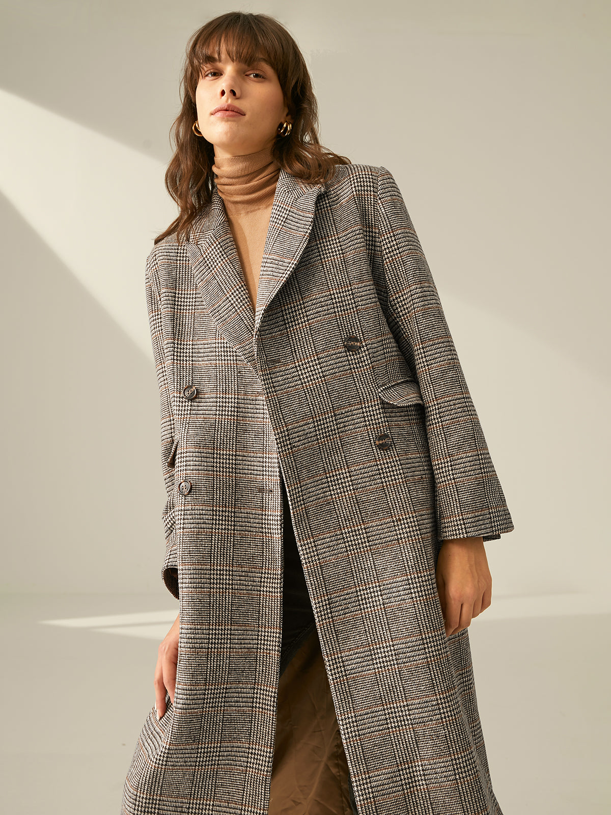 Valor Plaid Overcoat