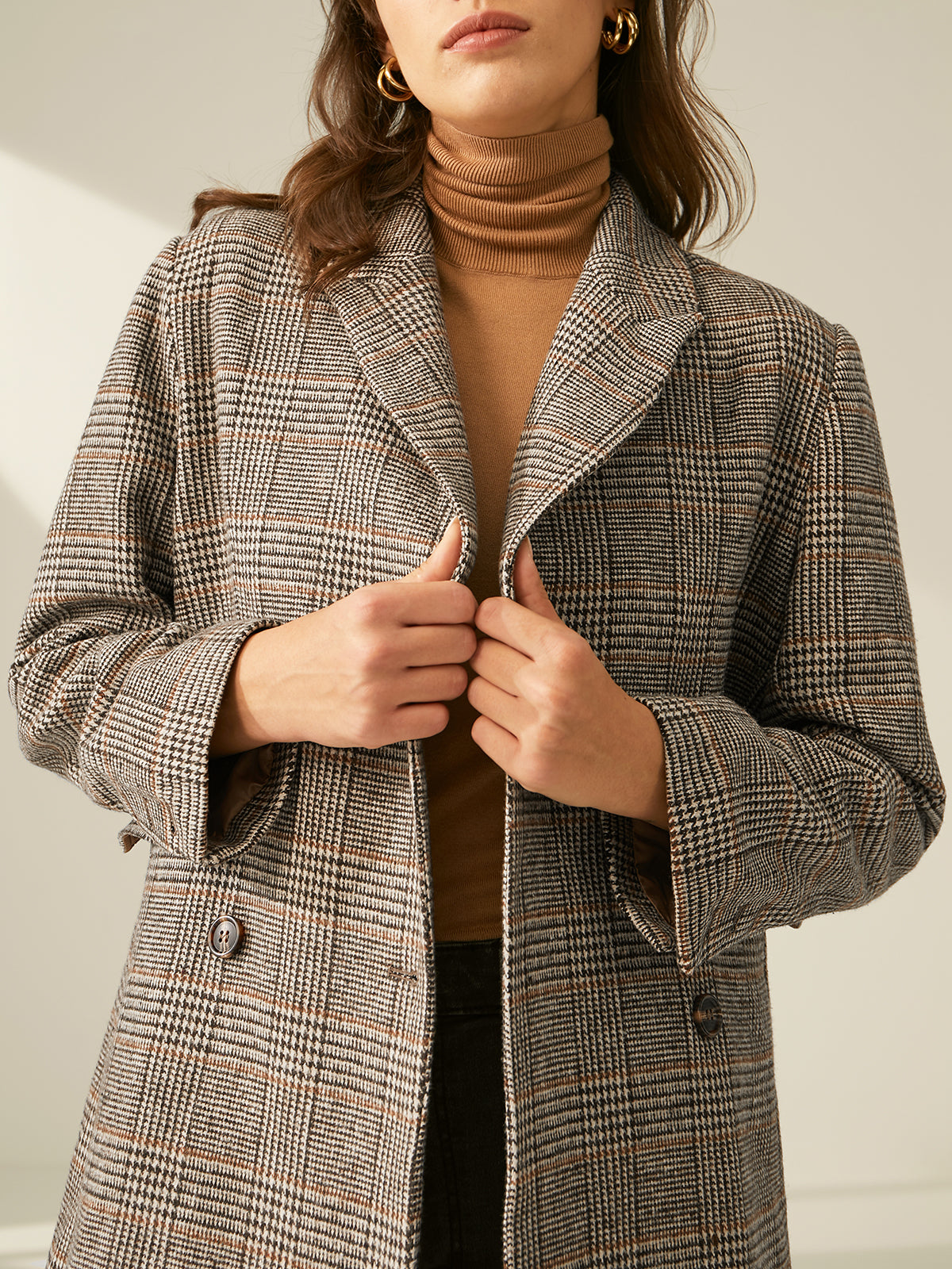 Valor Plaid Overcoat
