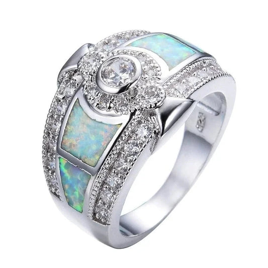 The Delphine Crystal Ring - Multiple Colors