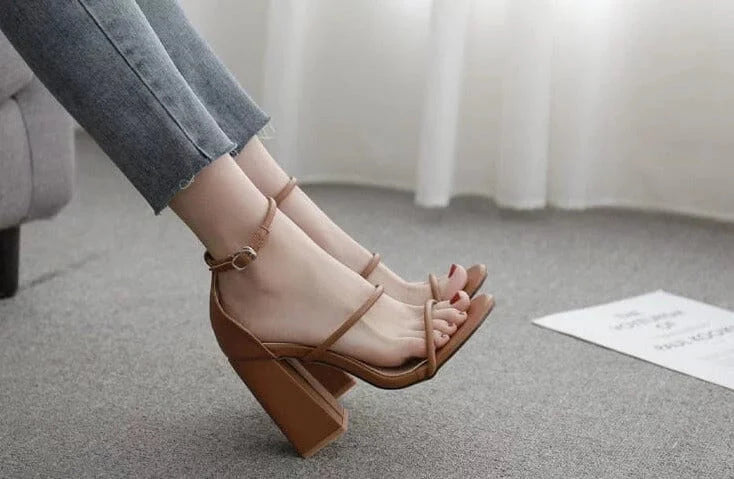 The Bellamy Open Toe Pumps